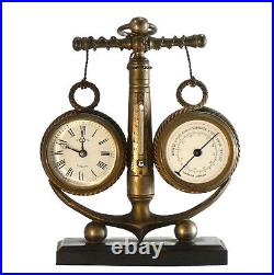 Pendule en forme d'ancre marine french industrial clock no Guilmet uhr reloj