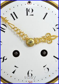 Pendule en marbre. Clock uhren bronze horloge french antique kaminuhr Empire