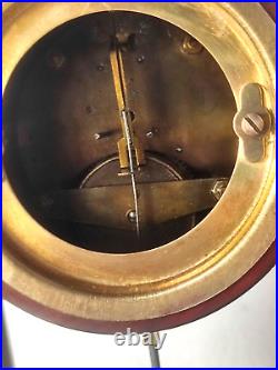 Pendule horloge portique Junghans colonne dites Joséphine Art Nouveau fin XIXE