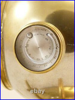 Pendule industrielle french industrial clock guilmet uhr reloj horloge barometre
