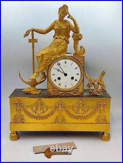 Pendule lépine restauration bronze doré