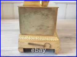 Pendule mythologique en bronze doré PSYCHE ouvrant la boite Viel Robin XIXé n545