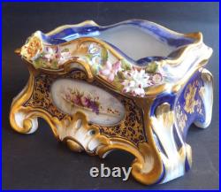 Pendule porcelaine Jacob Petit époque Napoléon III a besoin major restauration