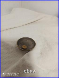 Pendule portique marbre blanc et bronze dore fonctionne sonne