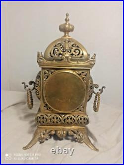 Pendule style baroque bronze fonctionne sonne