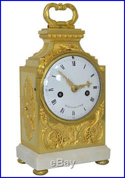 Pendule table XVIIIème. Kaminuhr cartel empire bronze clock uhren antique louis