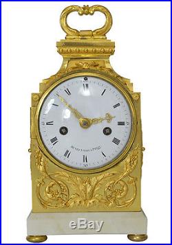 Pendule table XVIIIème. Kaminuhr cartel empire bronze clock uhren antique louis
