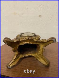 Petite Pendule Style Louis XVI Rocaille En Bronze Dore Début Xxème A Restaurer Petite Pendule Style Louis XVI Rocaille En Bronze Dore Début Xxème A Restaurer