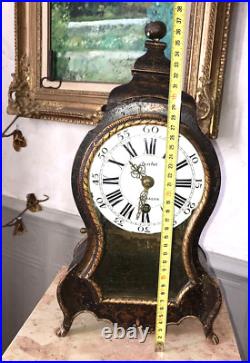 Petite Pendule kaminuhr antique clock french uhren A CHALON uhr cartel N 18 Petite Pendule kaminuhr antique clock french uhren A CHALON uhr cartel N 18