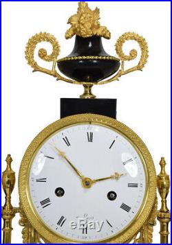 Portique marbre. Kaminuhr Empire clock bronze horloge cartel uhren pendule