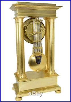 Portique pendule. Kaminuhr Empire clock bronze horloge antique cartel uhren