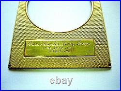 Prince Charles-Lady Diana L'Epée Hermes dial clock cadran voyage officier 45