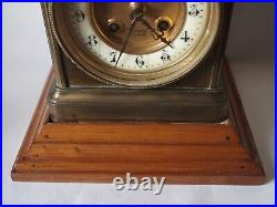 RARE GROSSE HORLOGE type pendule D OFFICIER EN LAITON ET BAROMETRE/japy 1878