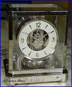 RARE PENDULE ATMOS VI de 1959 full Nickel Jaeger LeCoultre (clock uhr)