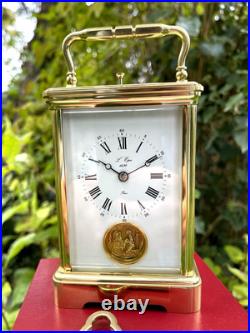 RARE Pendule De Voyage L'ÉPÉE 1839 AUTOMATE EROTIC Officier Clock Reiseuhr Vidéo
