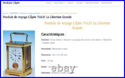 RARE Pendule De Voyage L'ÉPÉE 1839 AUTOMATE EROTIC Officier Clock Reiseuhr Vidéo