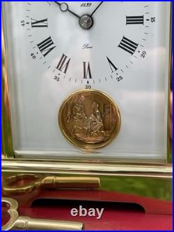 RARE Pendule De Voyage L'ÉPÉE 1839 AUTOMATE EROTIC Officier Clock Reiseuhr Vidéo