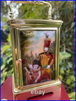 RARE Pendule De Voyage L'ÉPÉE 1839 AUTOMATE EROTIC Officier Clock Reiseuhr Vidéo