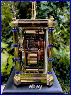 RARE Pendule De Voyage L'ÉPÉE 1839 Bambou Phases De Lune Officier Clock Reiseuhr RARE Pendule De Voyage L'ÉPÉE 1839 Bambou Phases De Lune Officier Clock Reiseuhr