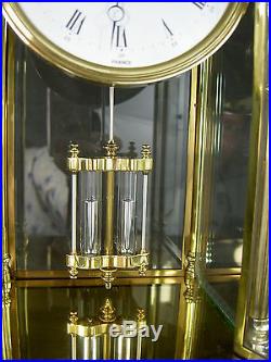 RARE REGULATEUR L'EPEE PENDULE LAITON DORE ET MARBRE PARF. ETAT SONNERIE CLOCHE