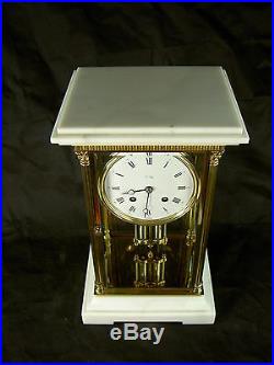 RARE REGULATEUR L'EPEE PENDULE LAITON DORE ET MARBRE PARF. ETAT SONNERIE CLOCHE