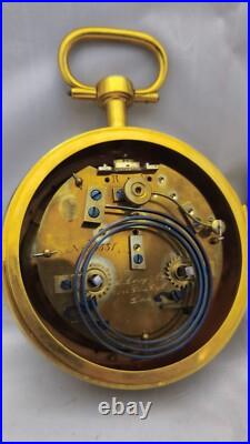 RARE clock X2 Pendule de voyage A SONNERIE L. LEROY + barometre officier RARE clock X2 Pendule de voyage A SONNERIE L. LEROY + barometre officier