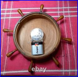 RARE pendule REFORM 15 rubis swiss made 4V gouvernail marine bateau