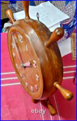 RARE pendule REFORM 15 rubis swiss made 4V gouvernail marine bateau