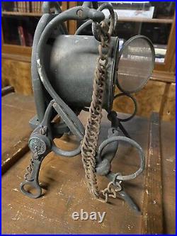 RARE pendule de Cavalerie XIXème Mors De Cheval. Horloge. Équitation