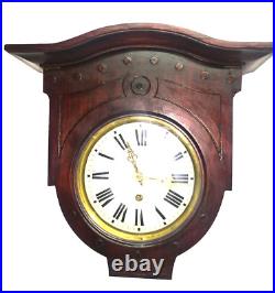 RARE pendule murale, mouvement fer fonctionnel RARE pendule murale, mouvement fer fonctionnel