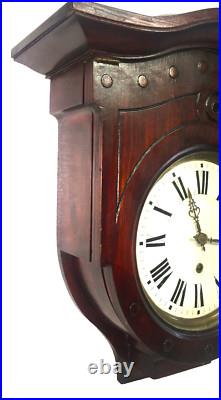 RARE pendule murale, mouvement fer fonctionnel RARE pendule murale, mouvement fer fonctionnel