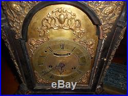 Religieuse Cartel Ancien 18eme Horloger Italien Rome Sort Grenier