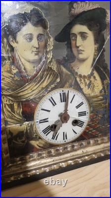 Rare Automate Forêt Noire Carillon Coucou Pendule Horloge Comtoise