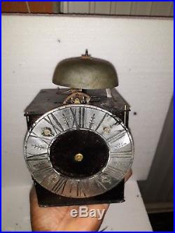 Rare Miniature Comtoise Horloge Pendule Carillon Foret Noire
