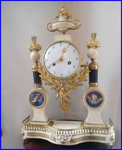 Rare Pendule Louis XVI D'epoque