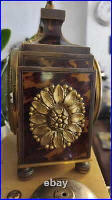 Rare Pendule d'officier De Voyage Hger du Roy L. Leroy Paris À Sonnerie