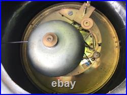 Rare Pendule horloge de Gare industriel en tôle XIXème ou XVIII ème