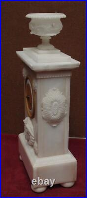 Rare ancienne magnifique pendule portique XVIII EME mouvement a fil fonctionne