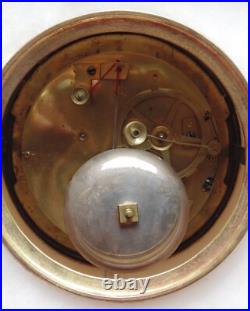 Rare ancienne magnifique pendule portique XVIII EME mouvement a fil fonctionne