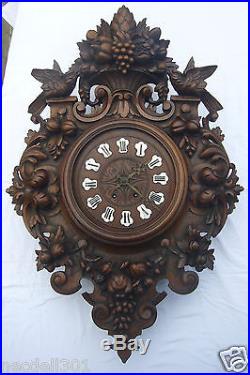 Rare horloge musicale Genéve carillon forêt noir 6 mélodies valse maison Würtel