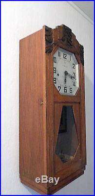 Rare pendule carillon ODO N°36 10 tiges 10 marteaux 2 airs gros rouleau Complet