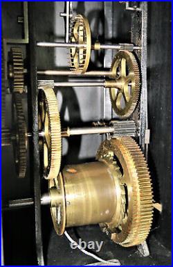 Rare pendule horloge d'édifice clocher Echappement à chevilles master clock