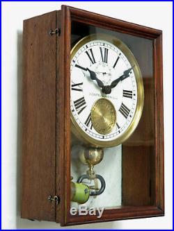 Rare pendule mère BRILLIE avec porte master clock (no Ato, Lepaute)
