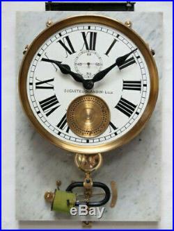 Rare pendule mère BRILLIE avec porte master clock (no Ato, Lepaute)