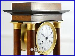 Régulateur début XIXe pendule horloge regulator clock uhr reloj orologio bronze