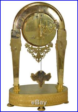 Retour d'Egypte. Kaminuhr Empire clock bronze horloge antique cartel pendule
