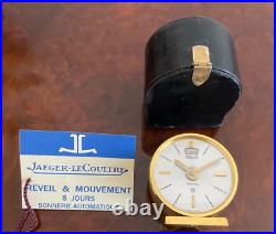 Reveil 8 Jours Jaeger Lecoultre Recital 8 Days Alarm Clock Tischuhr