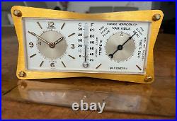 Reveil Jaeger Lecoultre 8 Days Meteo Tischur Clock Meteo Compendium Serviced