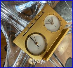 Reveil Jaeger Lecoultre Recital 8 Days Meteo Tischur Clock Meteo Compendium