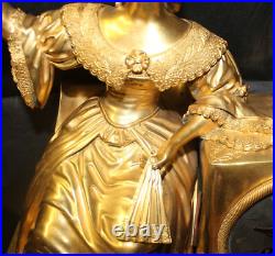 SUPERBE Pendule19ème bronze doré de Honoré PONS fonctionnelle